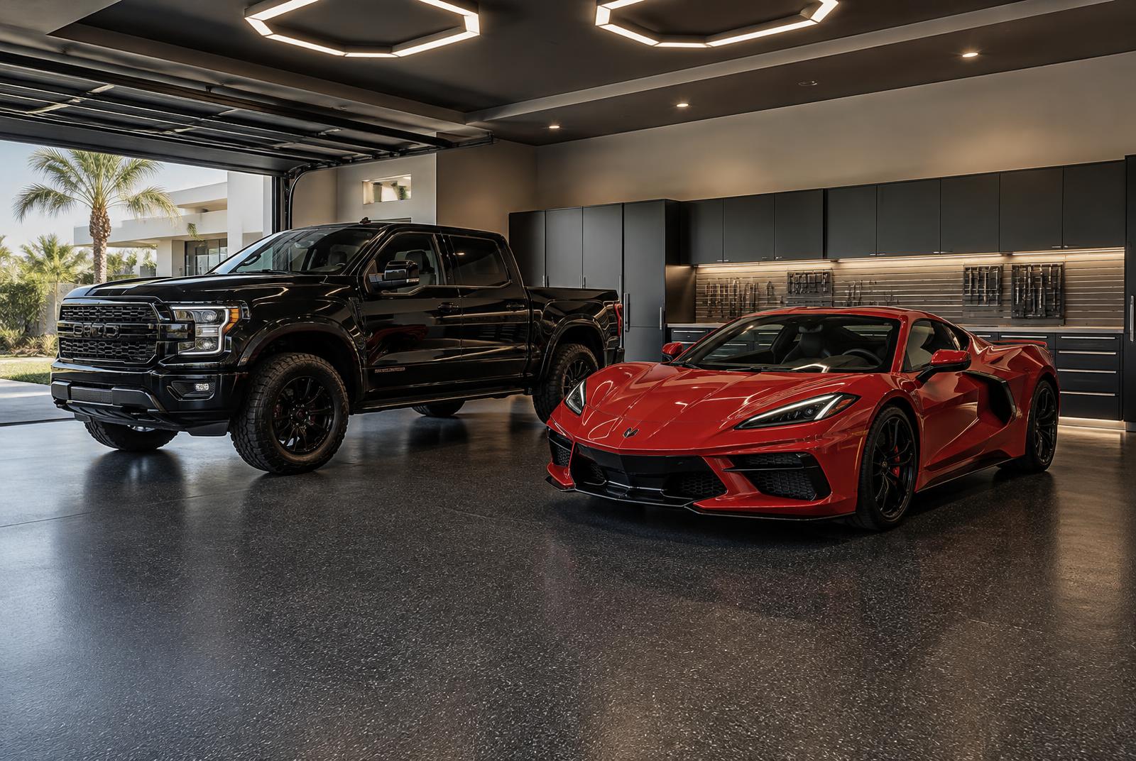 Car Showroom garage visualization